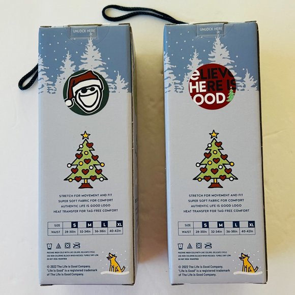 LIFE IS GOOD Men's 2 Pair Boxer Briefs NIB Size L - Picture 3 of 4